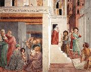 GOZZOLI, Benozzo Scenes from the Life of St Francis (Scene 1, north wall) g china oil painting reproduction